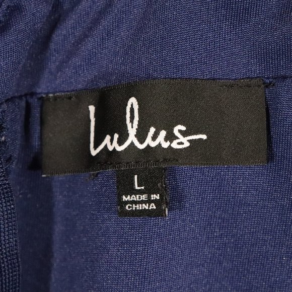 NWOT Lulus Play On Curves Royal Blue Backless Dress - Picture 12 of 13